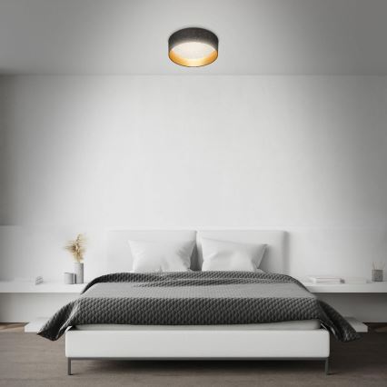 Briloner 3882-015 - LED-kattovalaisin MAILA STARRY LED/18W/230V musta/kulta