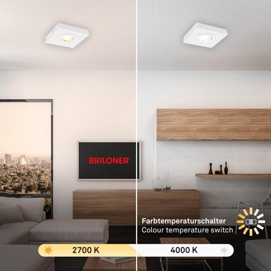 Briloner 3996016 - LED-kohdevalaisin CTS LED/4W/230V 2700/4000K valkoinen