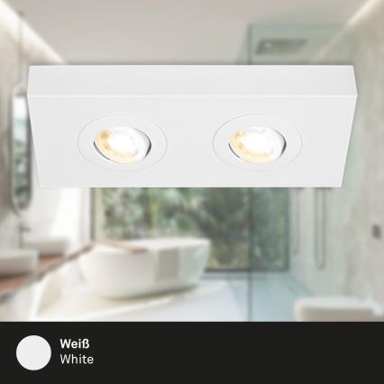 Briloner 3996026 - LED-kohdevalaisin CTS 2xLED/4W/230V 2700/4000K valkoinen