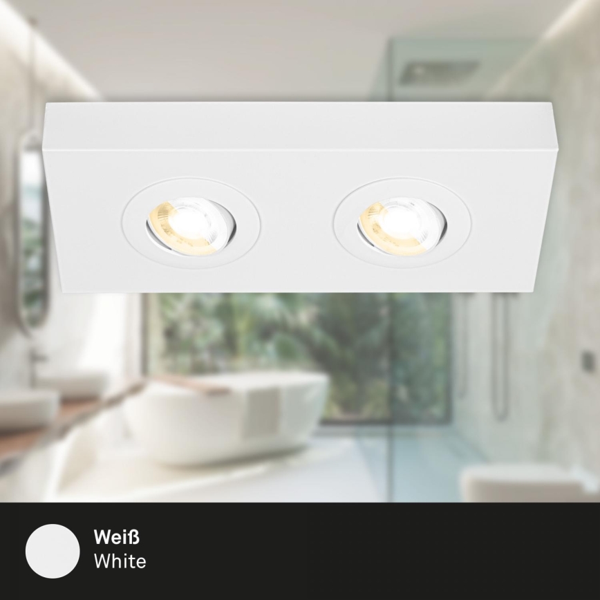 Briloner 3996026 - LED-kohdevalaisin CTS 2xLED/4W/230V 2700/4000K valkoinen