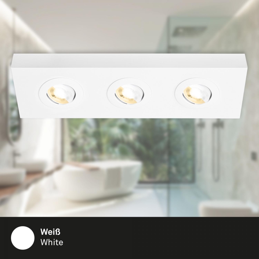 Briloner 3996036 - LED-kohdevalaisin CTS 3xLED/4W/230V 2700/4000K valkoinen
