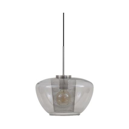 Briloner 4016-014 - Kattokruunu johdossa SEVENTIES 1xE27/40W/230V läpinäkyvä