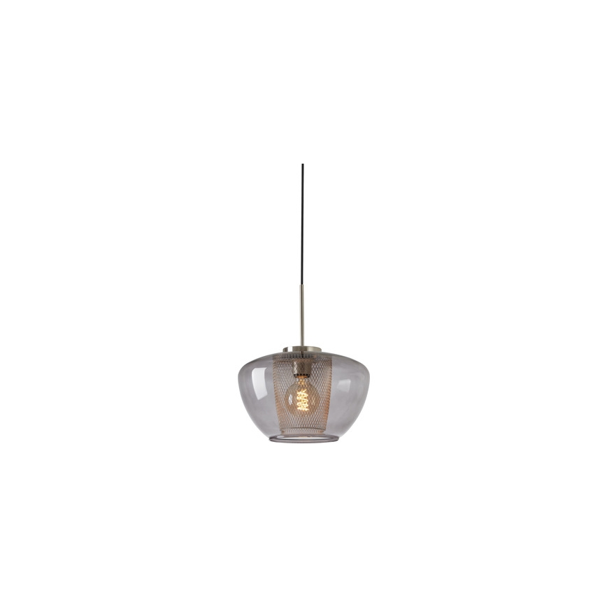 Briloner 4016-014 - Kattokruunu johdossa SEVENTIES 1xE27/40W/230V läpinäkyvä