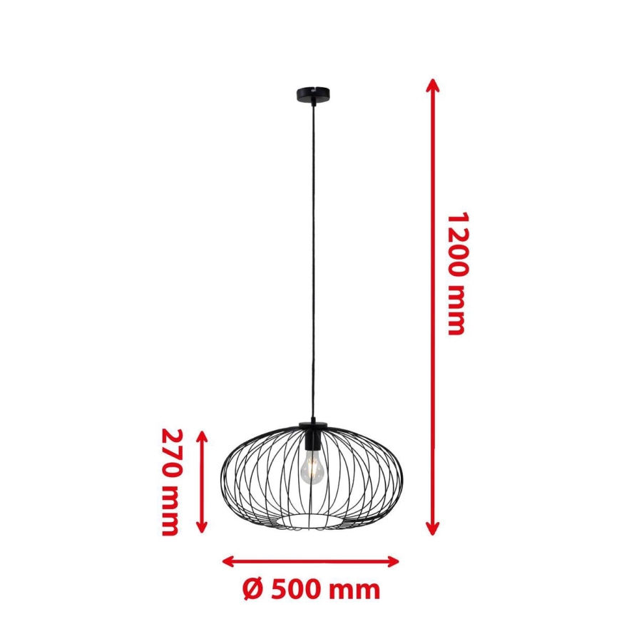 Briloner 4023-015 - Kattokruunu johdossa KAGO 1xE27/60W/230V