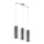 Briloner 4313-038 - Kattokruunu narulla 3xE27/60W/230V