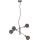 Briloner 4814-042 - Kattokruunu narulla NATURE 5xE14/5,5W/230V
