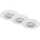 Briloner 6994-036 - 3 kpl kylpyhuoneen LED-alasvalosarja LED/5W/230V IP44