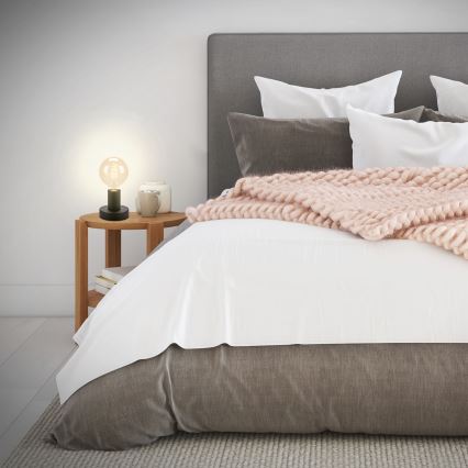 Briloner 7023-015 - Pöytävalaisin TEEPU 1xE27/10W/230V musta