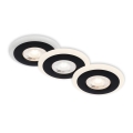 Briloner 7039-035 - SETTI 3x LED Kylpyhuoneen upotettava valo LED/5W/230V IP44