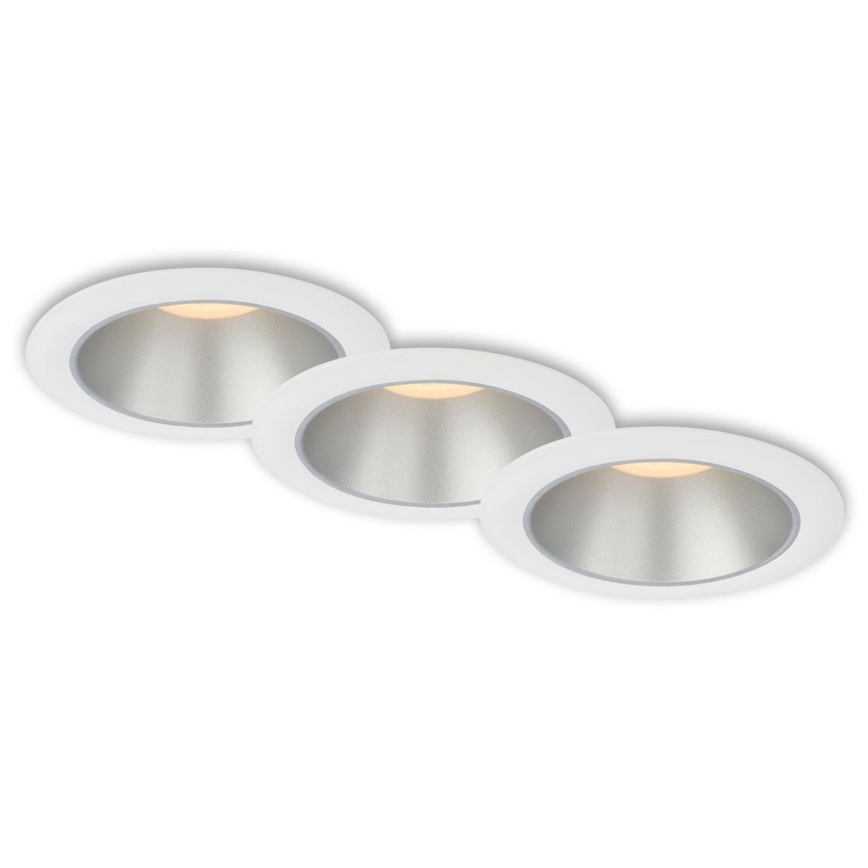 Briloner 7041-036 - SETTI 3x LED Kylpyhuoneen upotettava valo LED/4,9W/230V IP44 valkoinen