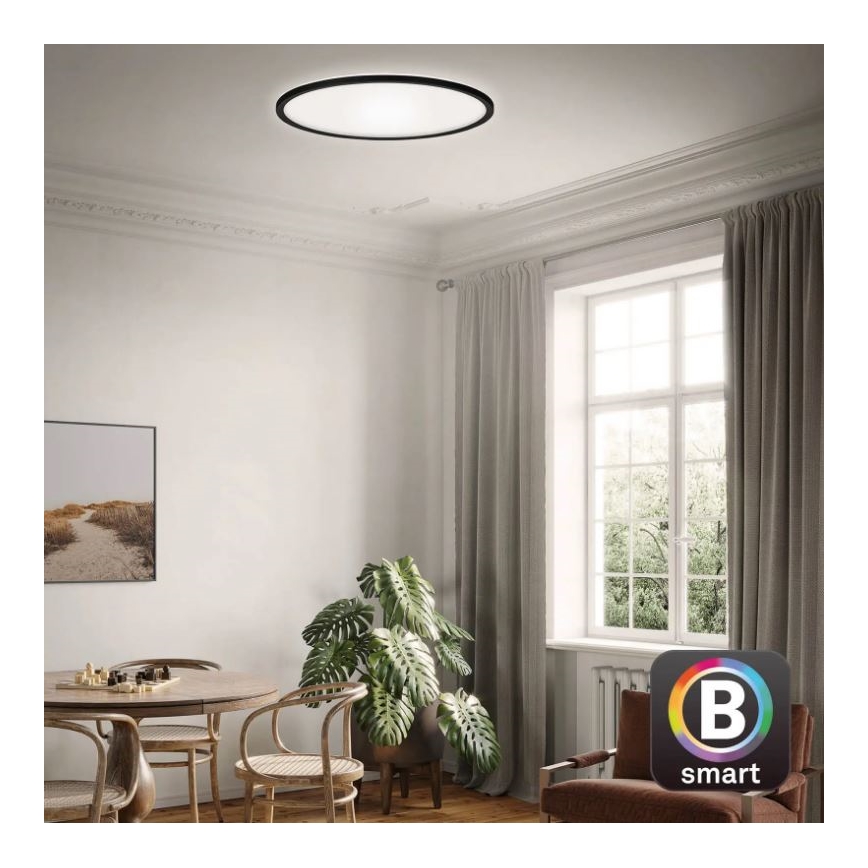 Briloner 7059-015 - Himmennettävä LED-kattovalaisin SLIM LED/22W/230V 2700-6500K Wi-Fi Tuya + kauko-ohjaus