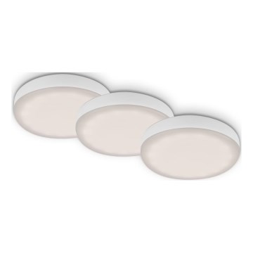 Briloner 7061-436 - SETTI 3x LED Kylpyhuoneen upotettava valo LED/3W/230V IP44