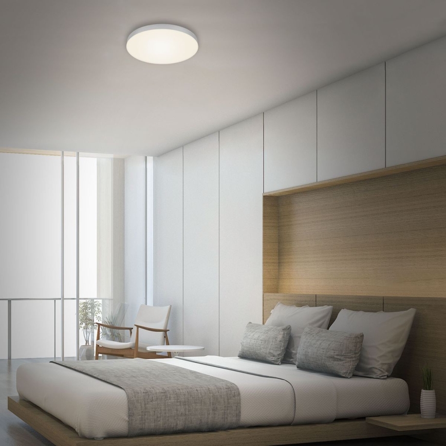 Briloner 7066-014 - LED-kattovalaisin FLAME LED/21W/230V 3000K hopea halkaisija 28,7 cm