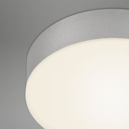 Briloner 7066-014 - LED-kattovalaisin FLAME LED/21W/230V 3000K hopea halkaisija 28,7 cm