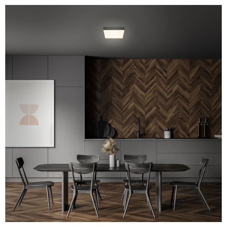 Briloner 7070-015 - LED-kattovalaisin FLAME LED/16W/230V musta