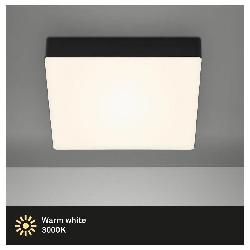 Briloner 7070-015 - LED-kattovalaisin FLAME LED/16W/230V musta