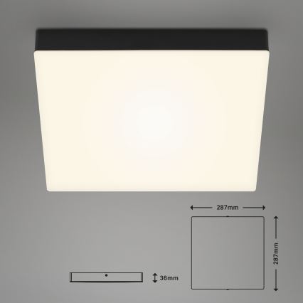 Briloner 7071015 - LED-kattovalaisin FLAME LED/21W/230V musta