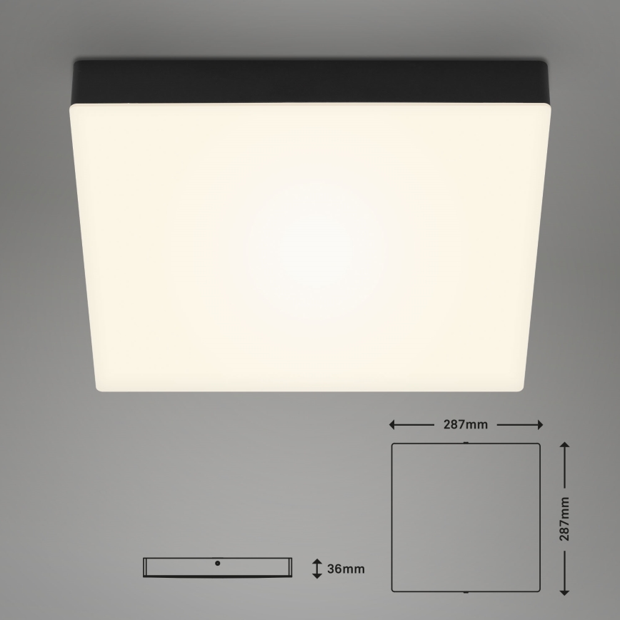Briloner 7071015 - LED-kattovalaisin FLAME LED/21W/230V musta