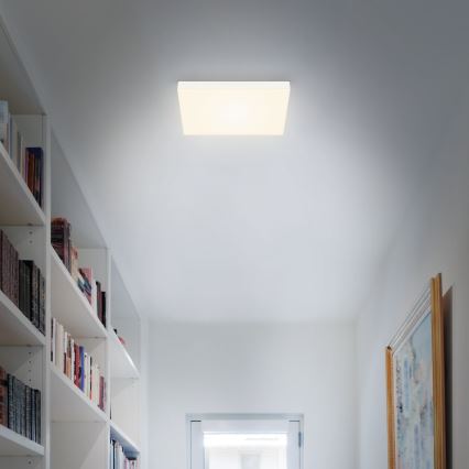 Briloner 7071016 - LED-kattovalaisin FLAME LED/21W/230V valkoinen