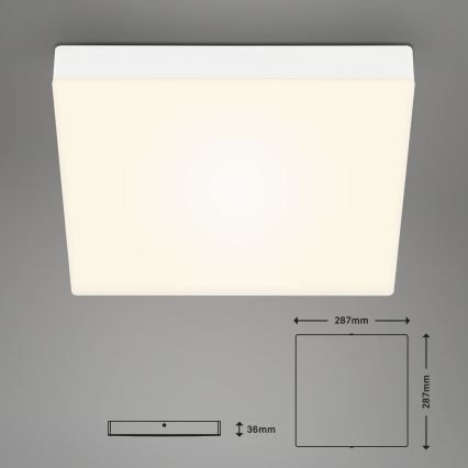 Briloner 7071016 - LED-kattovalaisin FLAME LED/21W/230V valkoinen