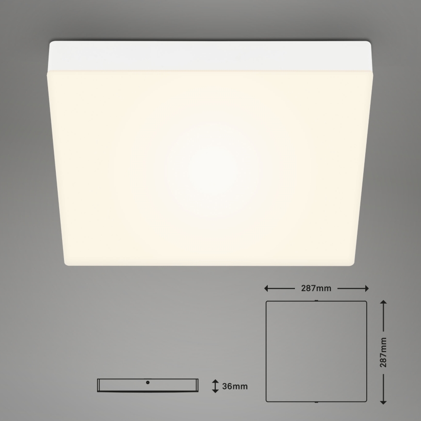 Briloner 7071016 - LED-kattovalaisin FLAME LED/21W/230V valkoinen