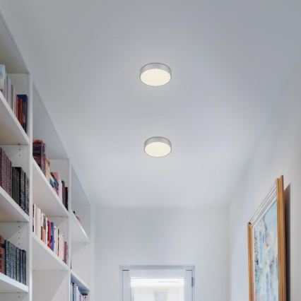 Briloner 7072-414 - LED-kattovalaisin STAR SKY LED/11W/230V 4000K halkaisija 15 cm hopea
