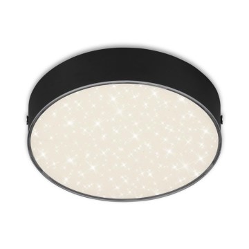Briloner 7072-415 - LED-kattovalaisin STAR SKY LED/11W/230V 4000K halkaisija 15 cm musta