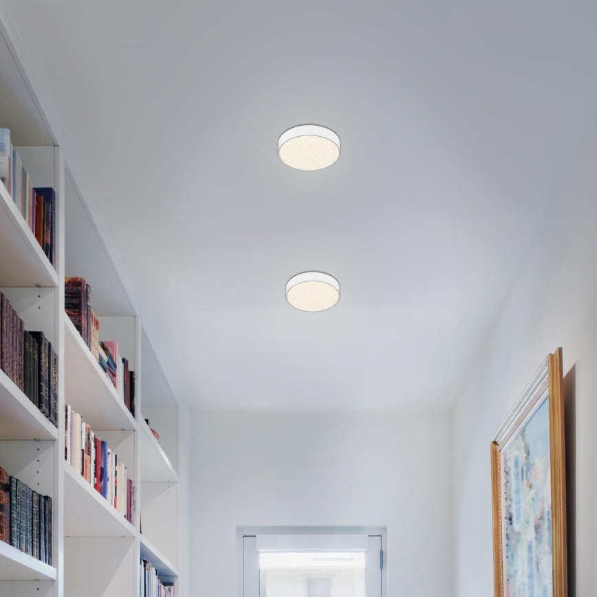 Briloner 7072-416 - LED-kattovalaisin STAR SKY LED/11W/230V 4000K halkaisija 15 cm valkoinen