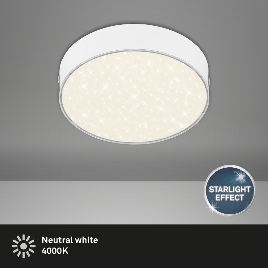 Briloner 7072-416 - LED-kattovalaisin STAR SKY LED/11W/230V 4000K halkaisija 15 cm valkoinen