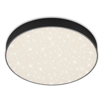 Briloner 7074-415 - LED-kattovalaisin STAR SKY LED/21W/230V 4000K halkaisija 28 cm musta