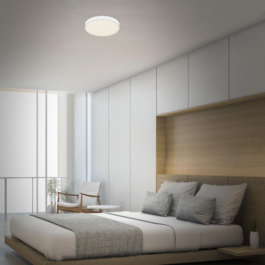 Briloner 7074-416 - LED-kattovalaisin STAR SKY LED/21W/230V 4000K halkaisija 28 cm valkoinen