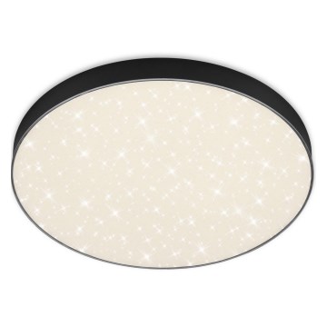 Briloner 7075-415 - LED-kattovalaisin STAR SKY LED/24,5W/230V 4000K halkaisija 38 cm musta