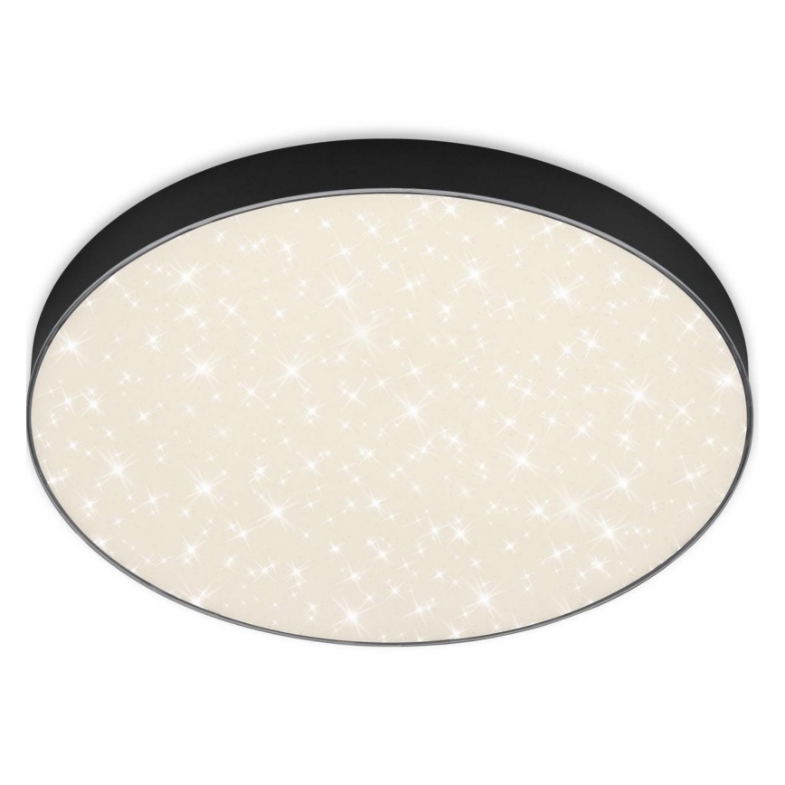 Briloner 7075-415 - LED-kattovalaisin STAR SKY LED/24,5W/230V 4000K halkaisija 38 cm musta