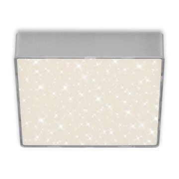 Briloner 7076-414 - LED-kattovalaisin STAR SKY LED/11W/230V 4000K 15x15 cm hopea