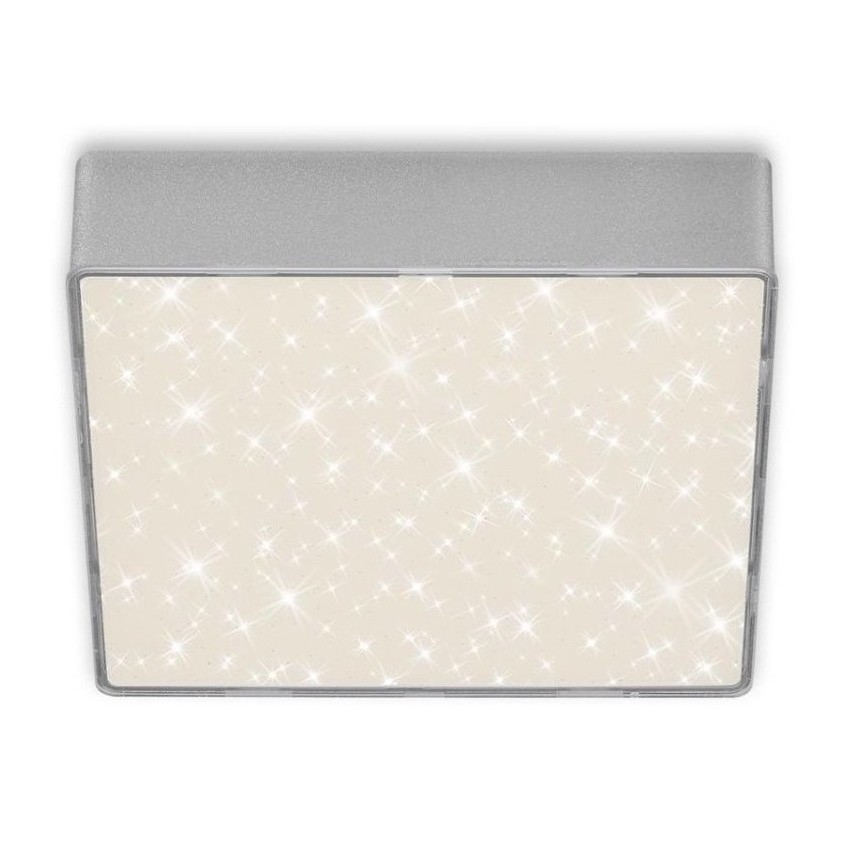 Briloner 7076-414 - LED-kattovalaisin STAR SKY LED/11W/230V 4000K 15x15 cm hopea