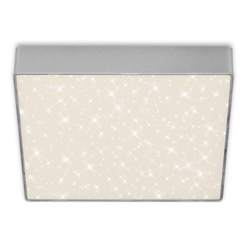 Briloner 7077-414 - LED-kattovalaisin STAR SKY LED/16W/230V 4000K 21x21 cm hopea