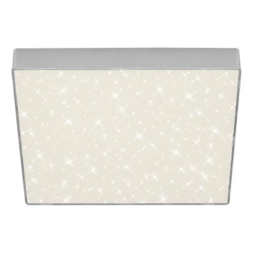 Briloner 7078-414 - LED-kattovalaisin STAR SKY LED/21W/230V 4000K 28x28 cm hopea