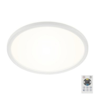 Briloner 7079-016 - Himmennettävä LED-kattovalaisin SLIM LED/18W/230V 2700-6500K + kauko-ohjaus