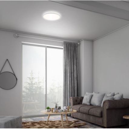 Briloner 7079-016 - Himmennettävä LED-kattovalaisin SLIM LED/18W/230V 2700-6500K + kauko-ohjaus