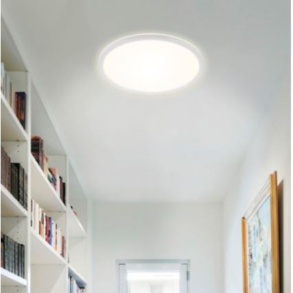 Briloner 7079-016 - Himmennettävä LED-kattovalaisin SLIM LED/18W/230V 2700-6500K + kauko-ohjaus