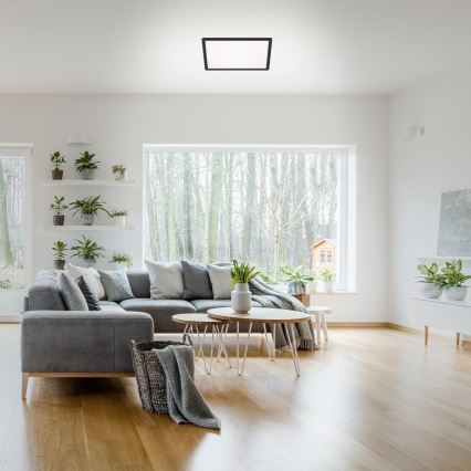Briloner 7081-015 - Himmennettävä LED-kattovalaisin SLIM LED/18W/230V 2700-6500K + kauko-ohjaus