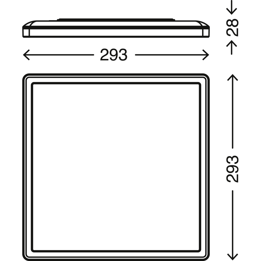 Briloner 7081-016 - LED Himmennettävä kattovalo SLIM LED/18W/230V 2700-6500K +  kaukosäädin