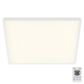 Briloner 7082-016 - Himmennettävä LED-kattovalaisin SLIM LED/22W/230V 2700-6500K + kauko-ohjaus