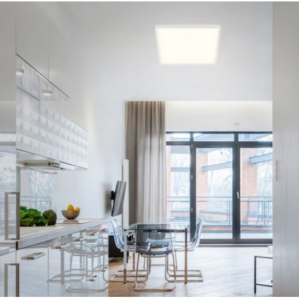 Briloner 7082-016 - Himmennettävä LED-kattovalaisin SLIM LED/22W/230V 2700-6500K + kauko-ohjaus