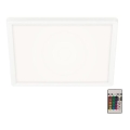 Briloner 7091-416 - LED RGBW Himmennettävä kattovalo SLIM LED/22W/230V + kauko-ohjaus