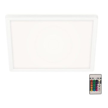 Briloner 7091-416 - LED RGBW Himmennettävä kattovalo SLIM LED/22W/230V + kauko-ohjaus