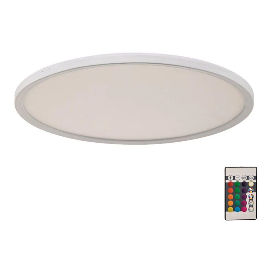 Briloner 7094-416 - LED RGBW Himmennettävä kattovalo SLIM LED/22W/230V + kauko-ohjaus