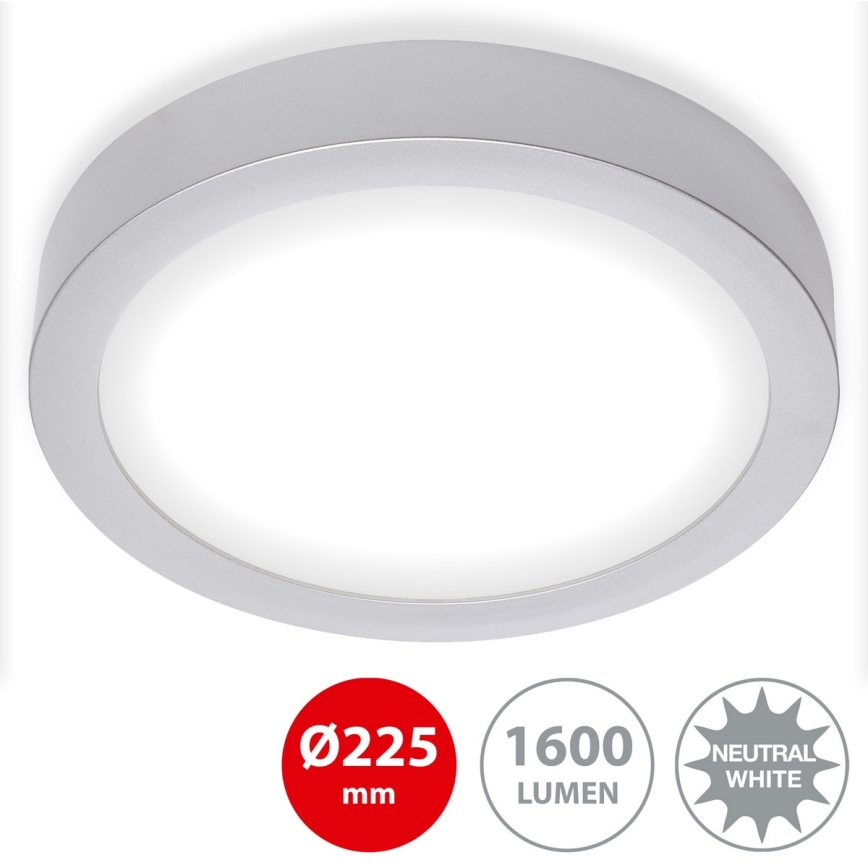 Briloner 7117-414 - LED-kattovalaisin FIRE LED/16,5W/230V 4000K