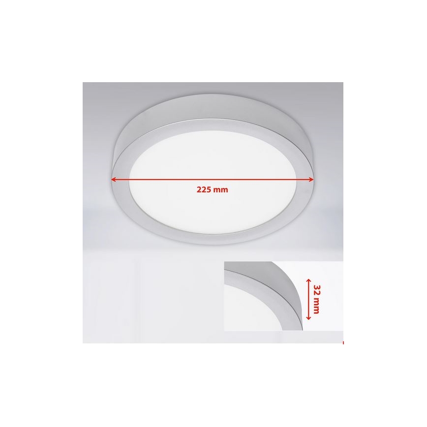 Briloner 7117-414 - LED-kattovalaisin FIRE LED/16,5W/230V 4000K