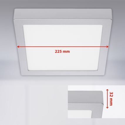 Briloner 7118-014 - LED-kattovalaisin FIRE LED/16,5W/230V 3000K